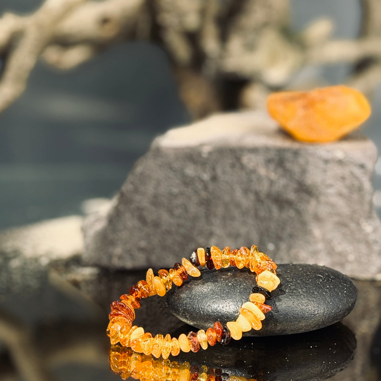 Elastīgas dzintara aprocītes BĒRNIEM