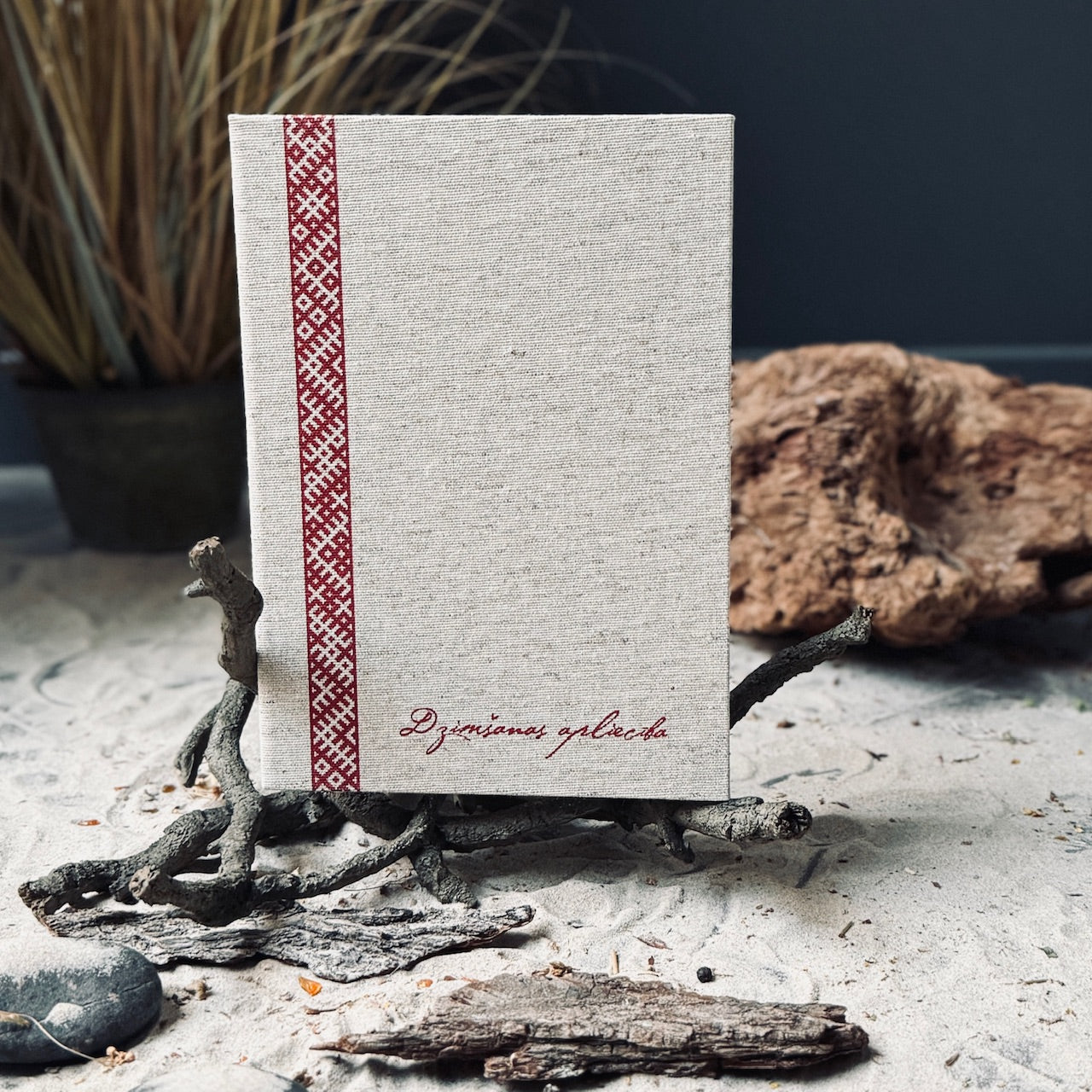 DZIMŠANAS apliecības lina vāki LIELVĀRDES RAKSTS