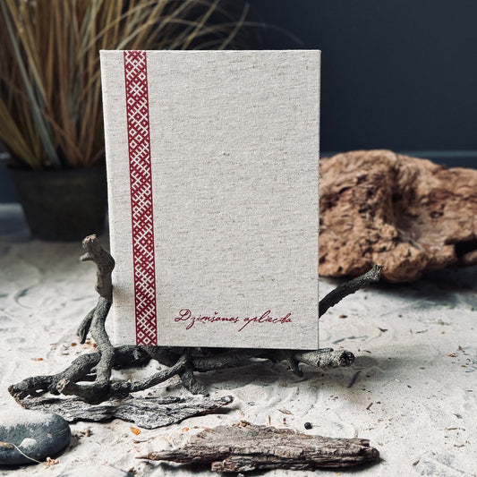 DZIMŠANAS apliecības lina vāki LIELVĀRDES RAKSTS