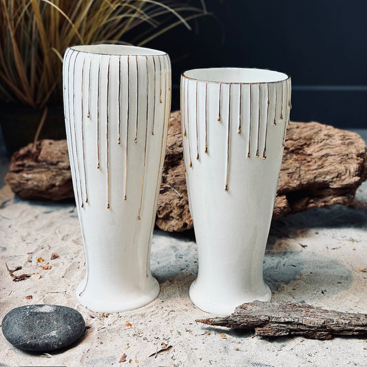 Porcelāna vāzes ZELTA LĀSE