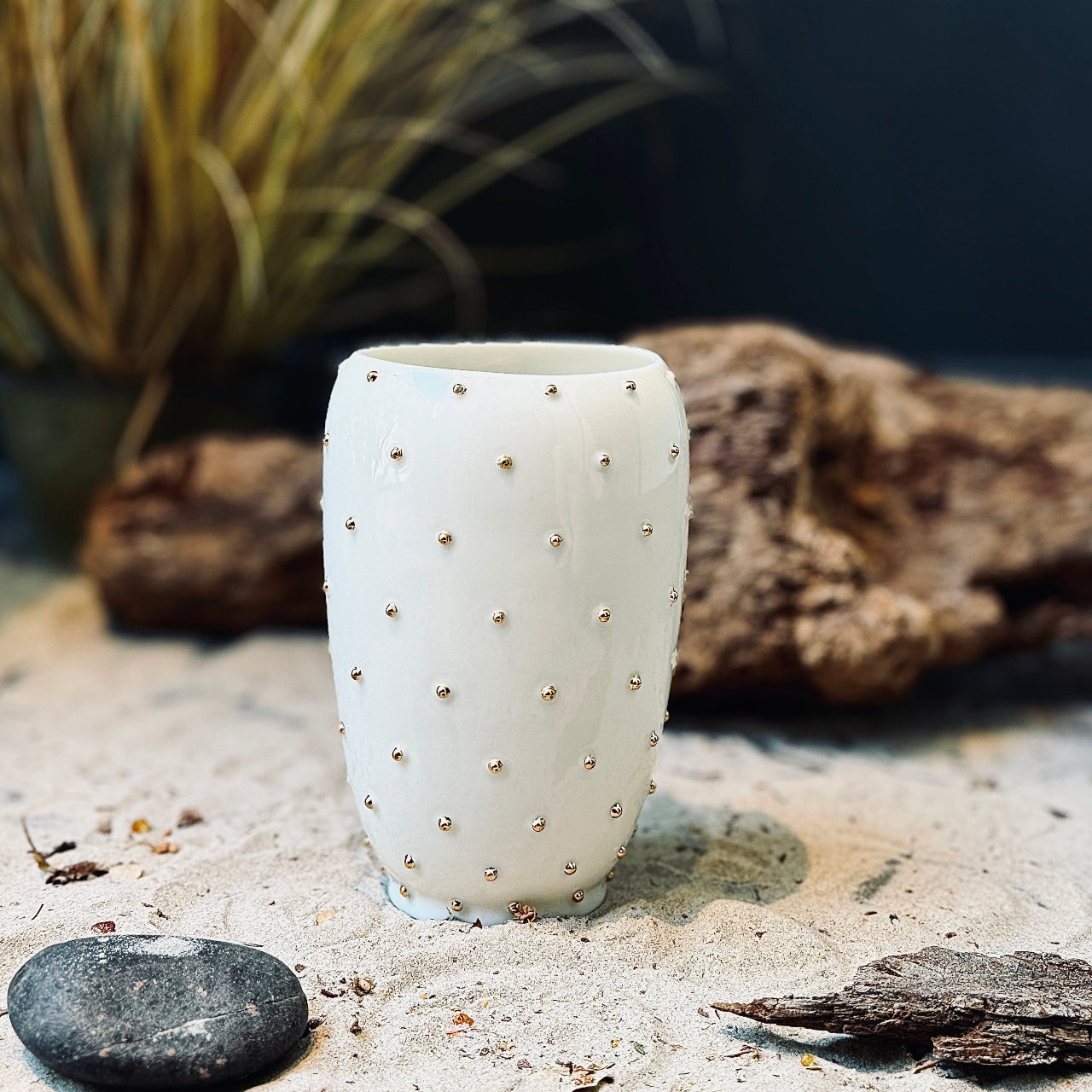 Porcelāna vāzes ZELTA PUMPIŅA