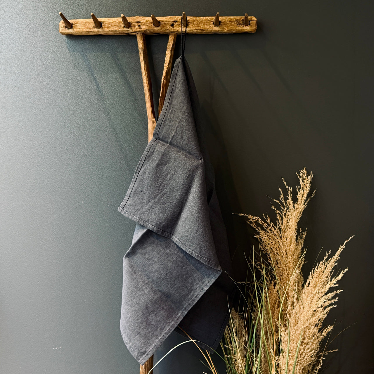 Lina virtuves dvielis ASFALTS