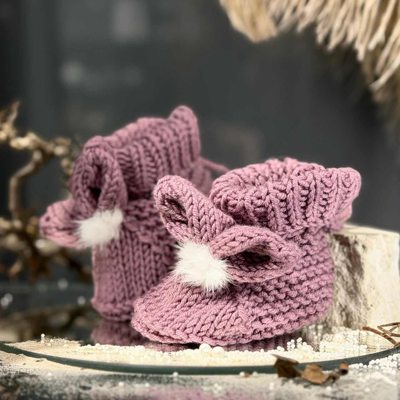 Adīti bērnu zābaciņi ZAĶĒNS