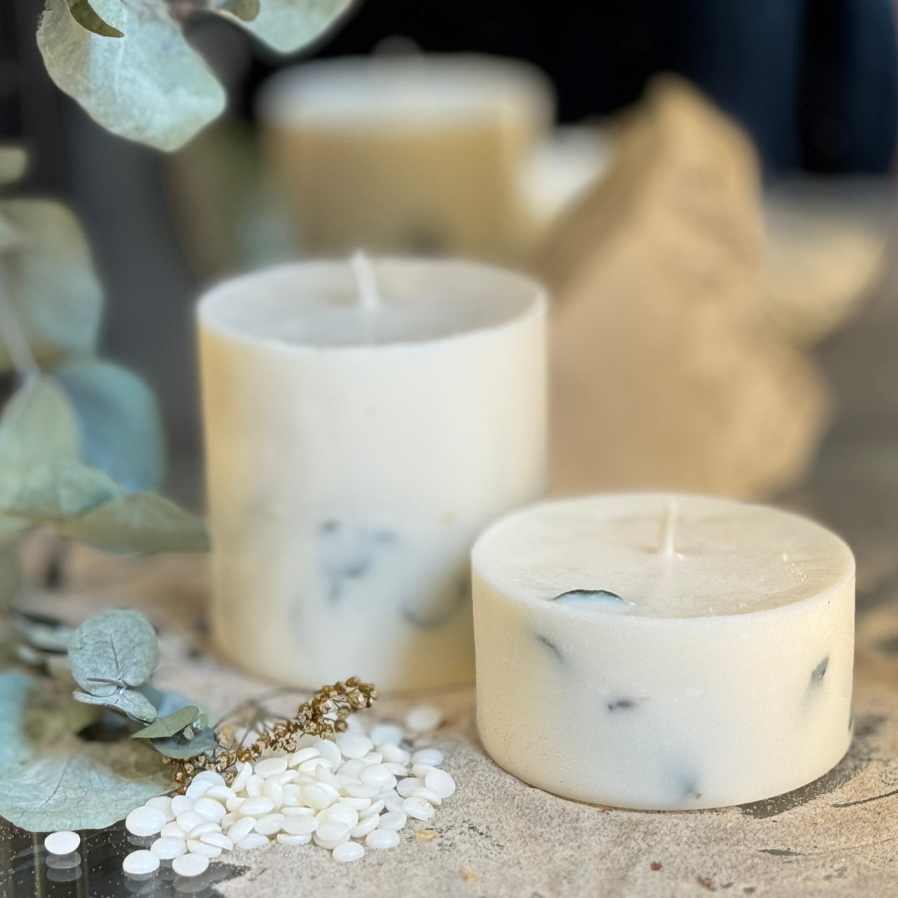 Dabīgā sojas vaska sveces BOTĀNIKA