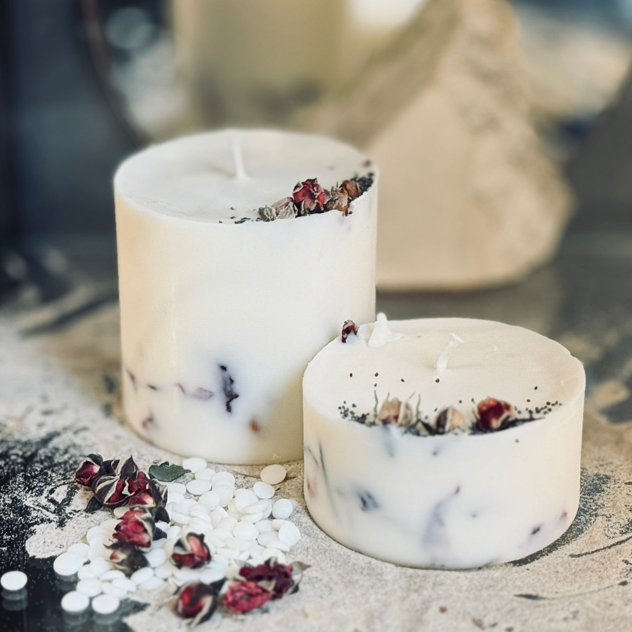 Dabīgā sojas vaska sveces BOTĀNIKA