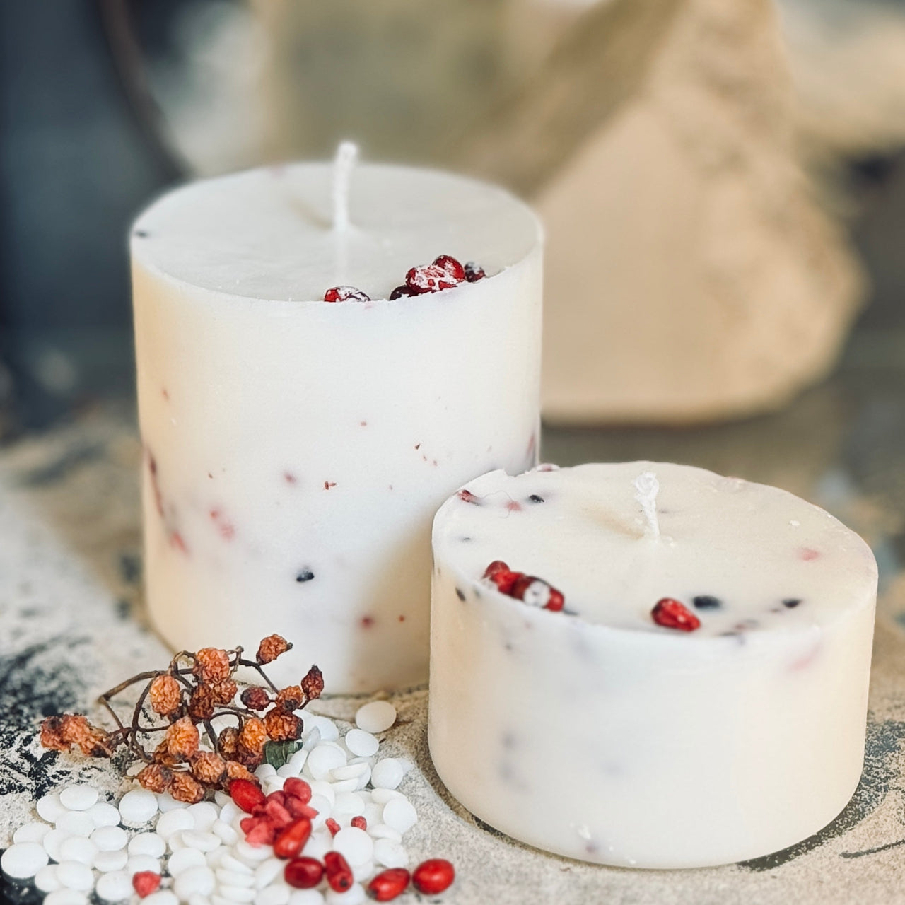 Dabīgā sojas vaska sveces BOTĀNIKA