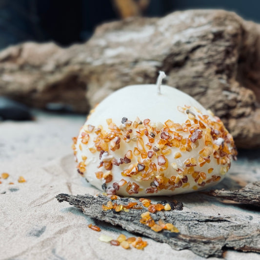 Sveces DZINTARA OLIS ar priedes un medus aromātu