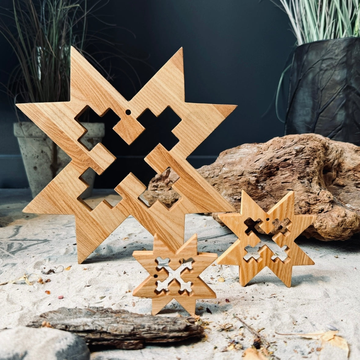 Latviešu koka spēka zīme AUSEKLĪTIS