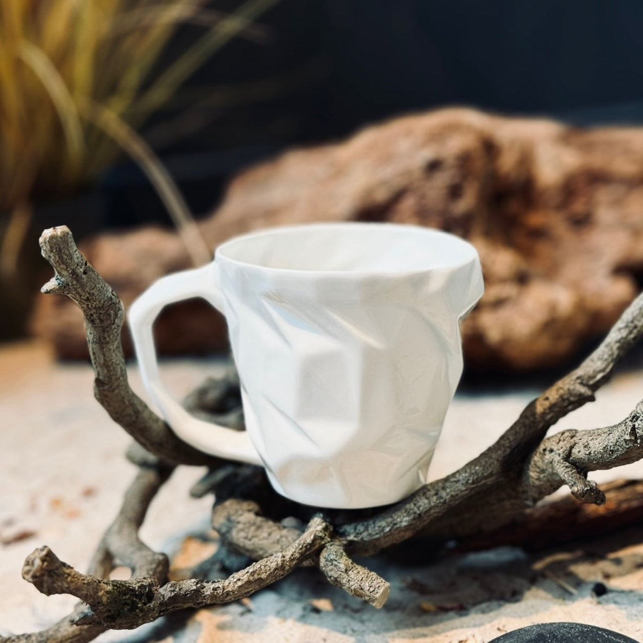 Porcelāna krūzes un apakštasītes DIMANTS