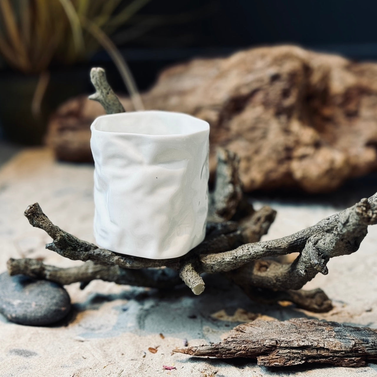 Porcelāna krūzes BALTAIS BURZĪJUMS