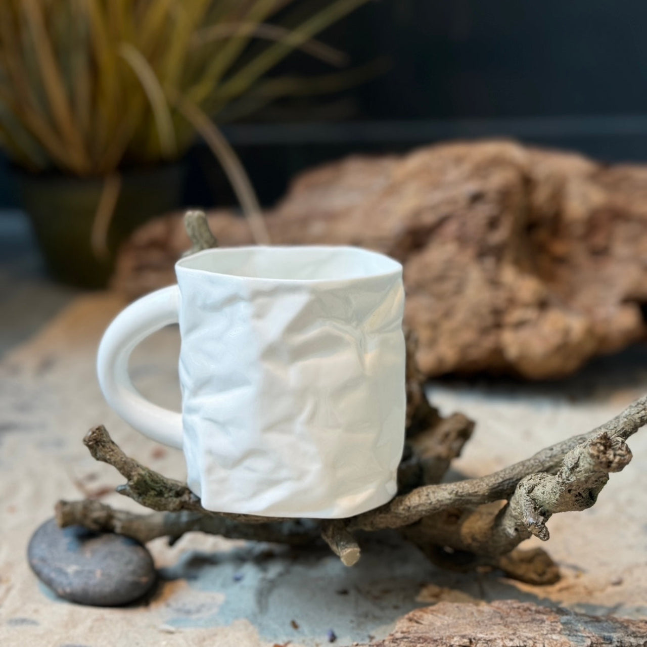 Porcelāna krūzes BALTAIS BURZĪJUMS