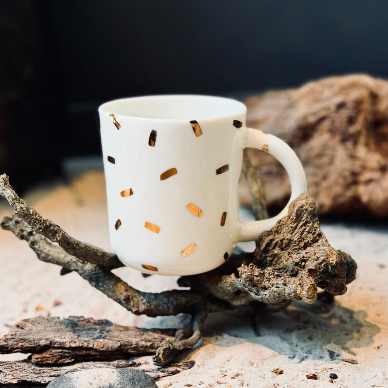 Porcelāna krūzes un glāzes ZELTA TRIEPIENS