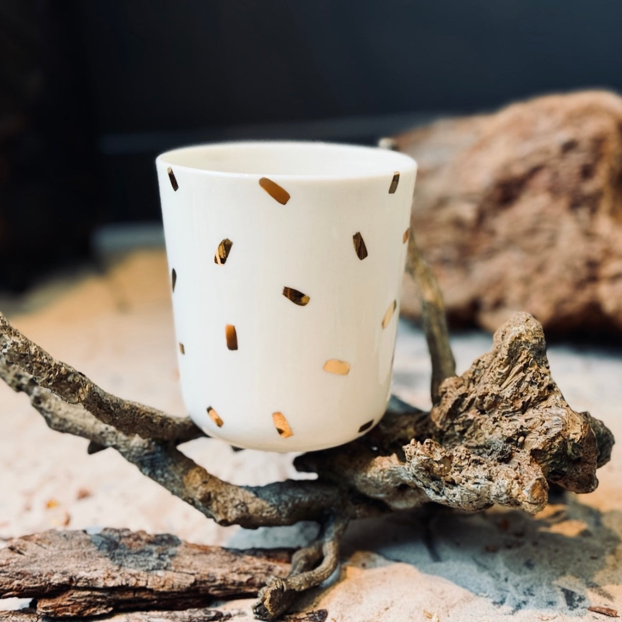 Porcelāna krūzes un glāzes ZELTA TRIEPIENS