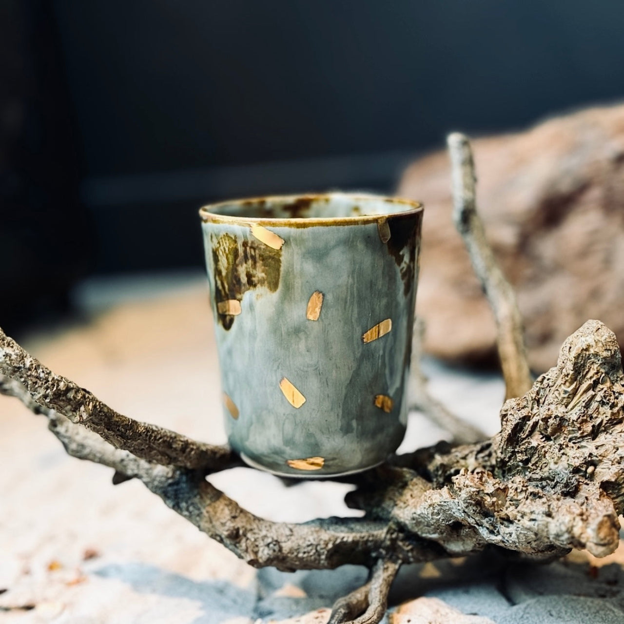 Porcelāna krūzes un glāzes ZELTA TRIEPIENS