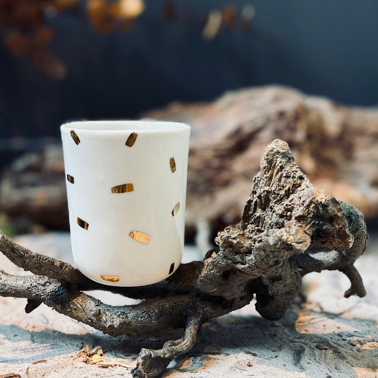 Porcelāna krūzes un glāzes ZELTA TRIEPIENS