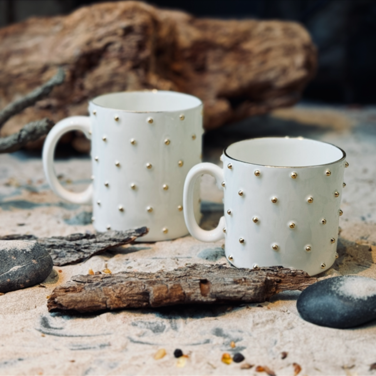 Porcelāna krūzes ZELTA PUMPIŅA