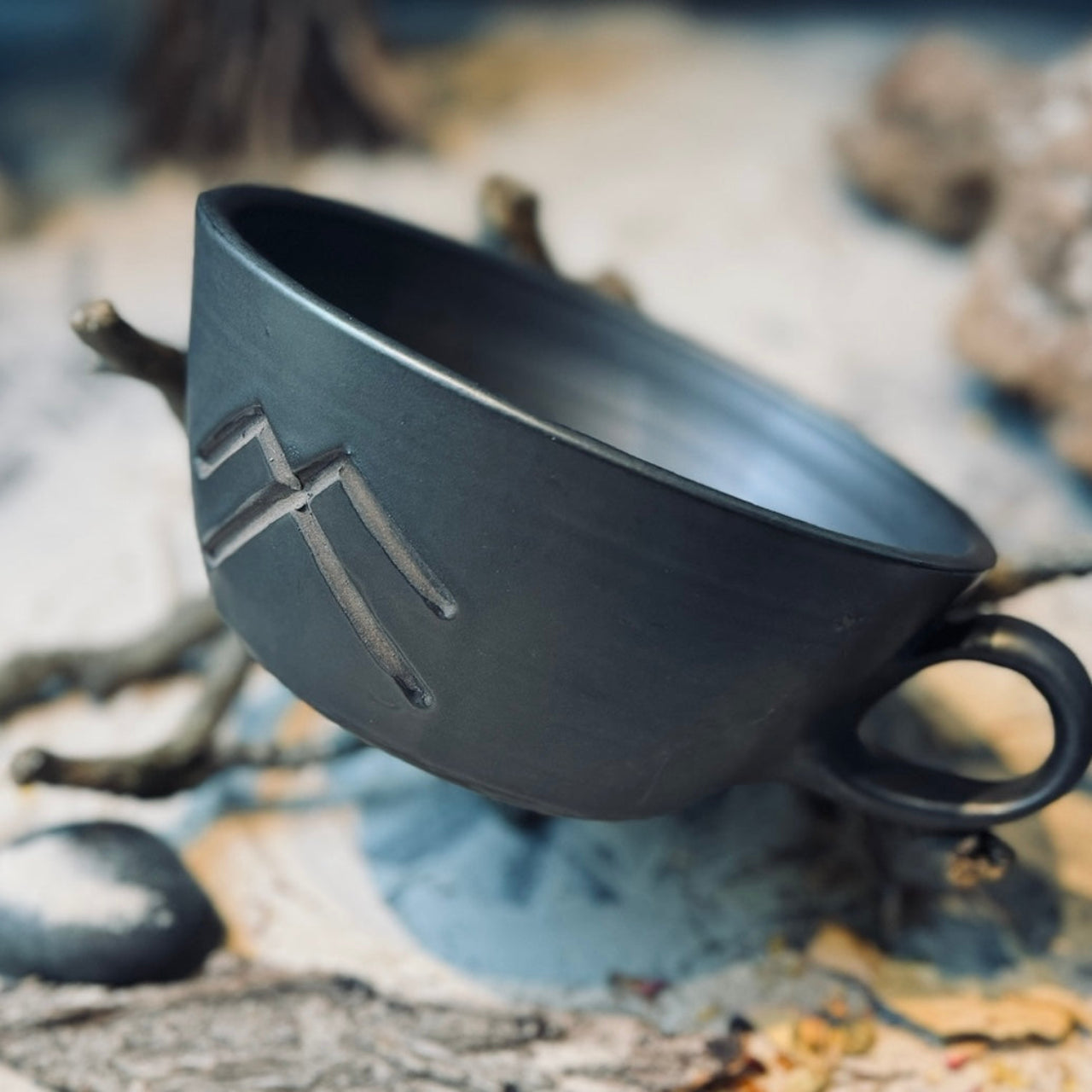 Keramikas bļodas LATVIEŠU SPĒKA ZĪMES