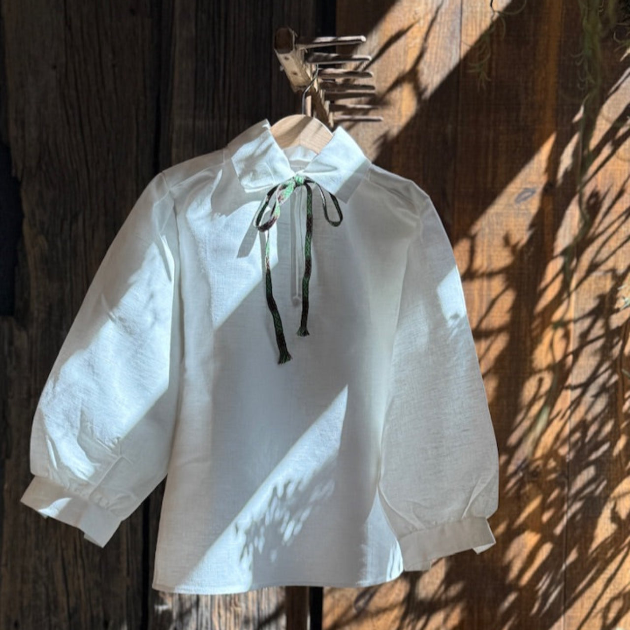 Tautastērpa lina krekli BALTS bērniem