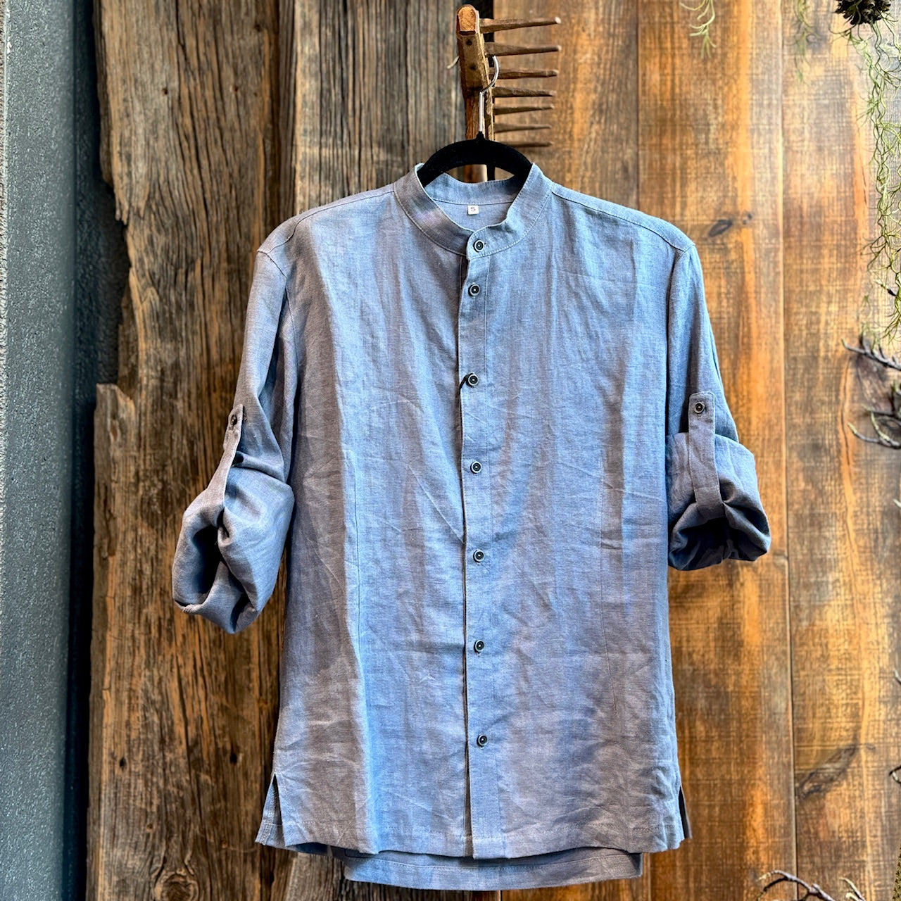 Lina krekls vīriešiem ZILAIS BALODIS