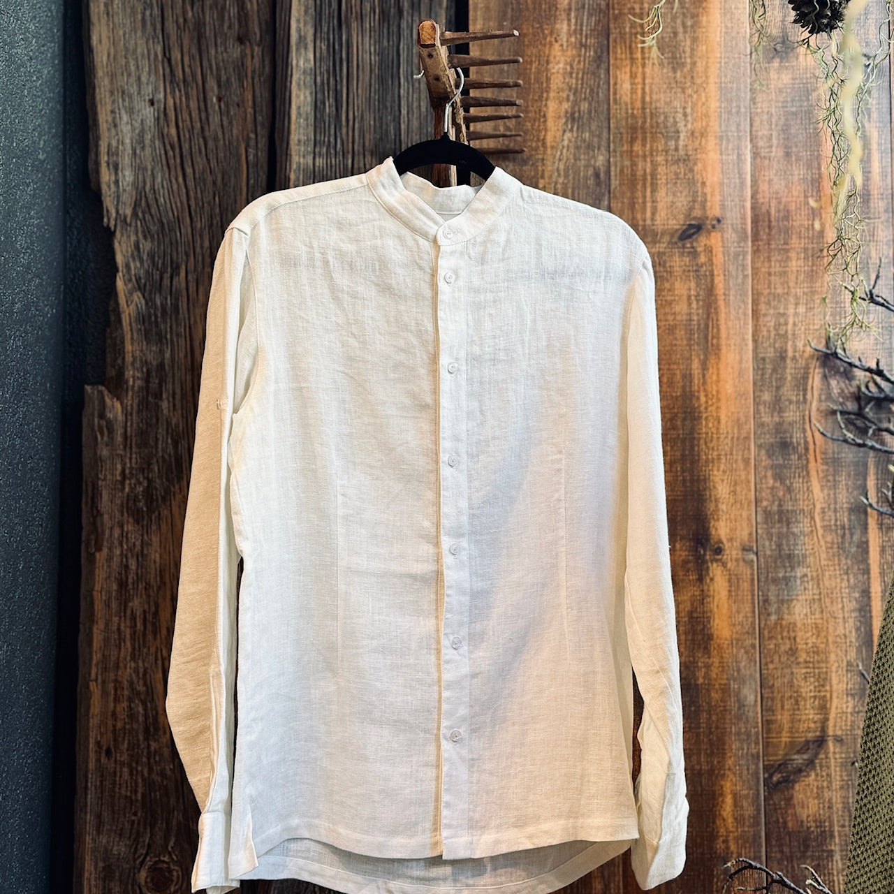 Lina krekls vīriešiem BALTAIS KREKLS