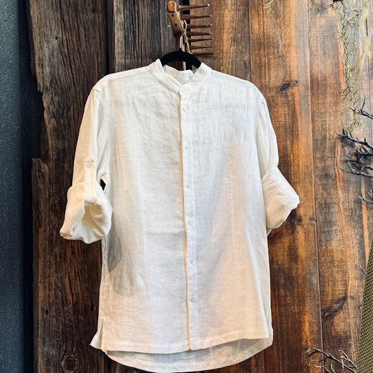 Lina krekls vīriešiem BALTAIS KREKLS