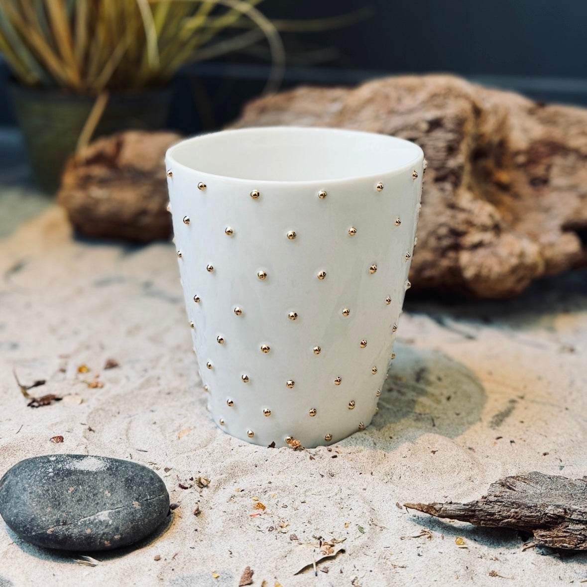 Porcelāna vāzes ZELTA PUMPIŅA