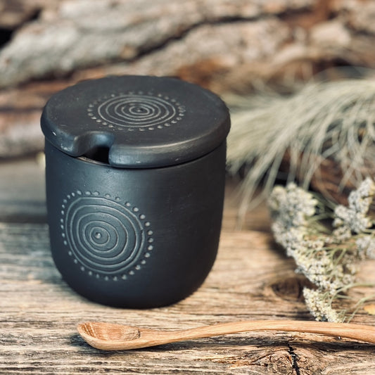 Melnās keramikas cukurtrauks MUCIŅA