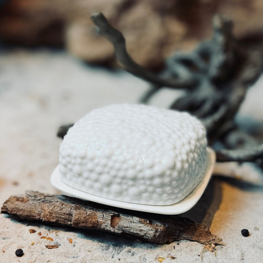 Porcelāna sviesta trauks BURBULIS