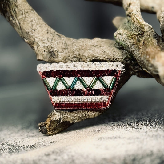 Pērļota piespraude VAINAGS