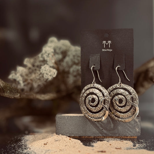 Sudraba auskari ČŪSKA