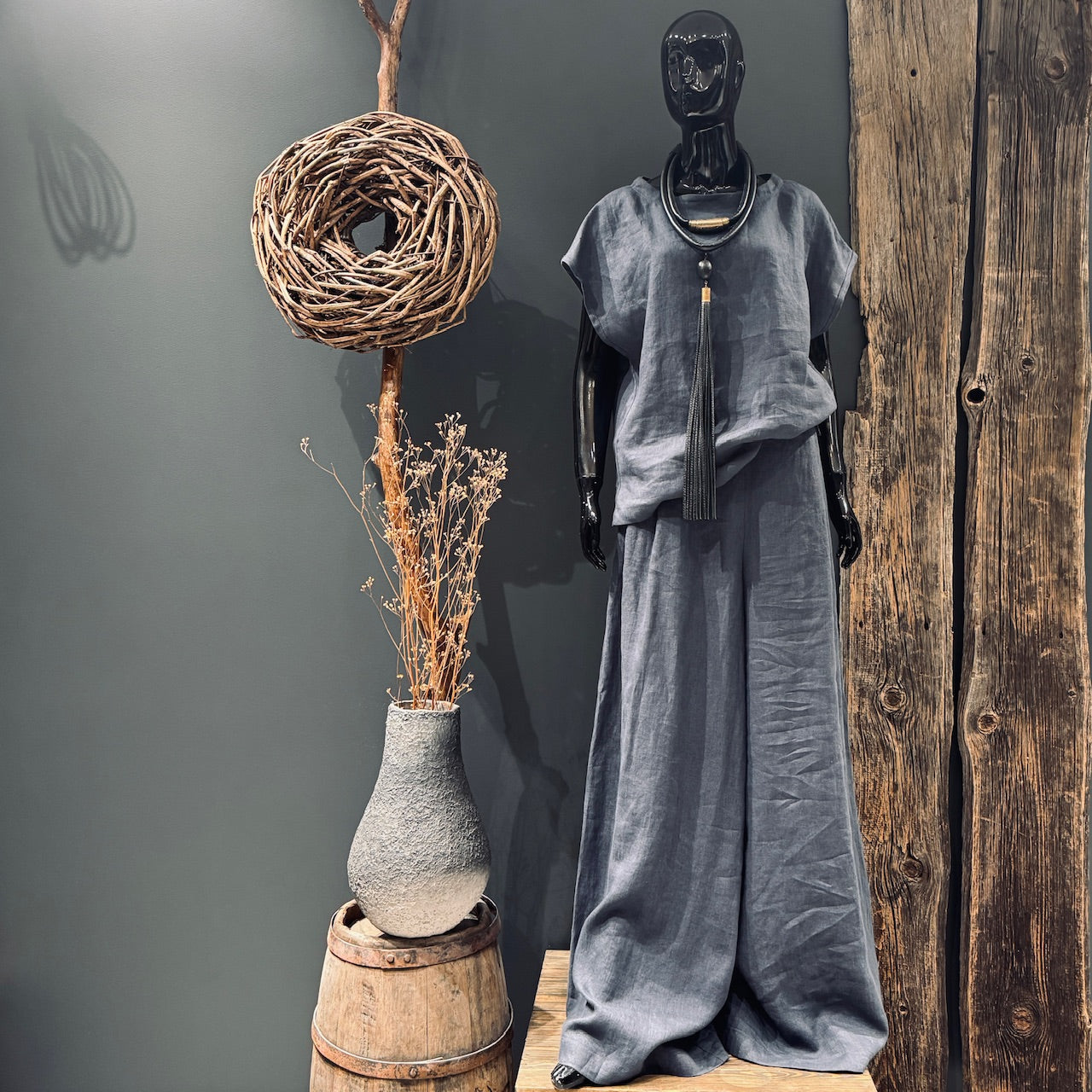 Lina blūzīte DŪMAKA