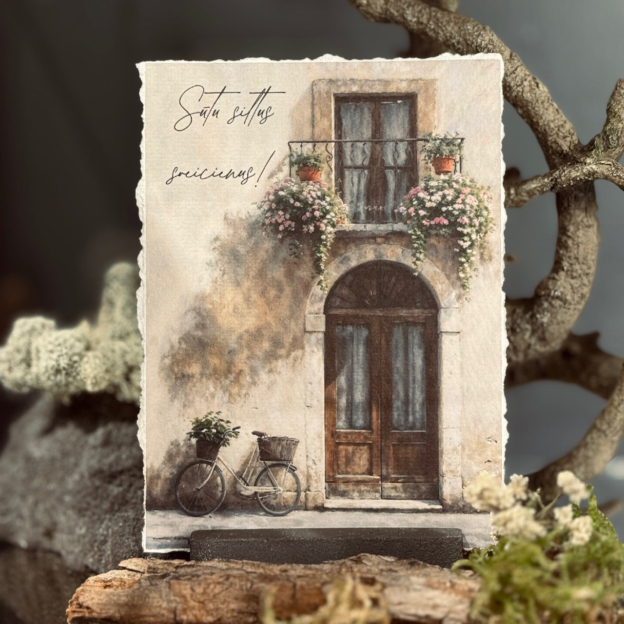 VINTAGE romantiskās apsveikuma kartītes