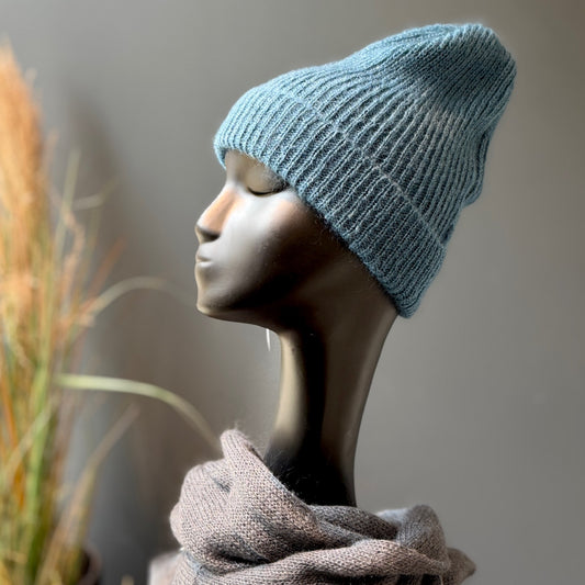 Smalka adījuma cepure KIDMOHĒRA