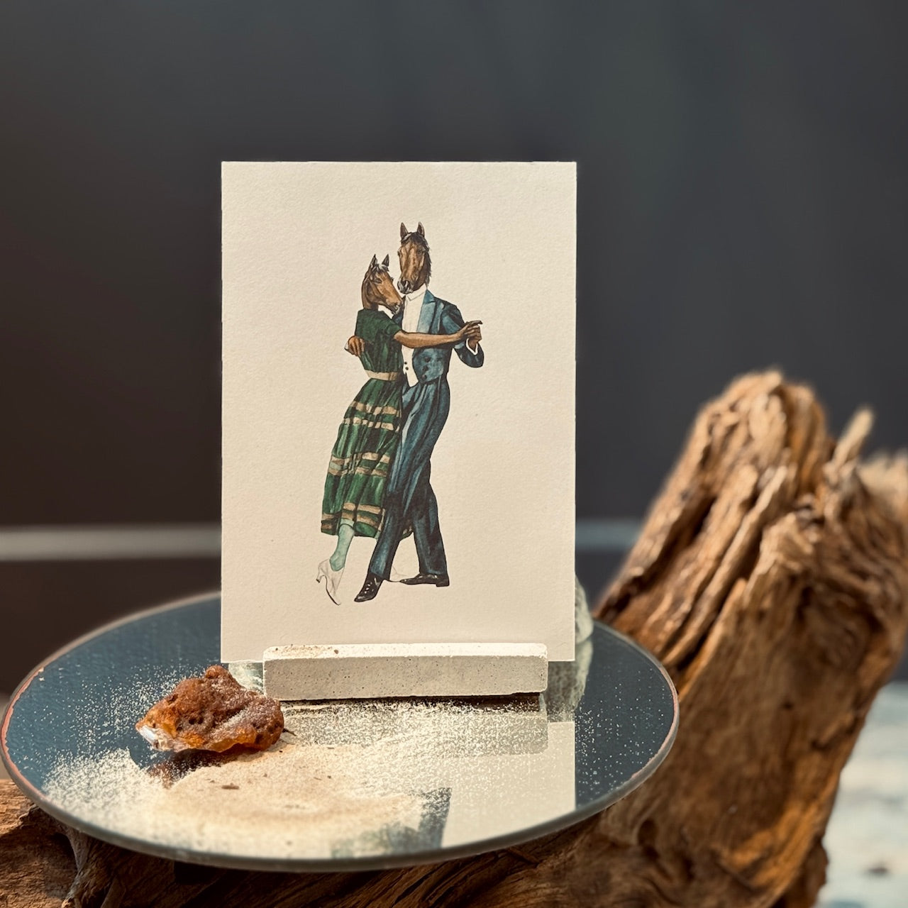 Akvareļu apsveikuma kartītes ZVĒRI - PĀRI