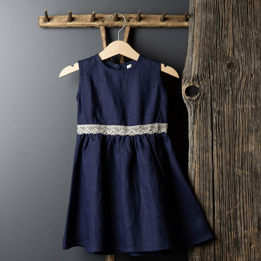 Lina kleita meitenēm ROMANTIKA