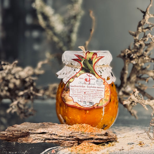 Smiltsērkšķu - ķiploku mērce