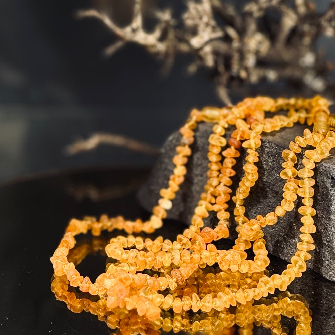 Dzintara krelles bērniem DZINTARA GABALIŅŠ