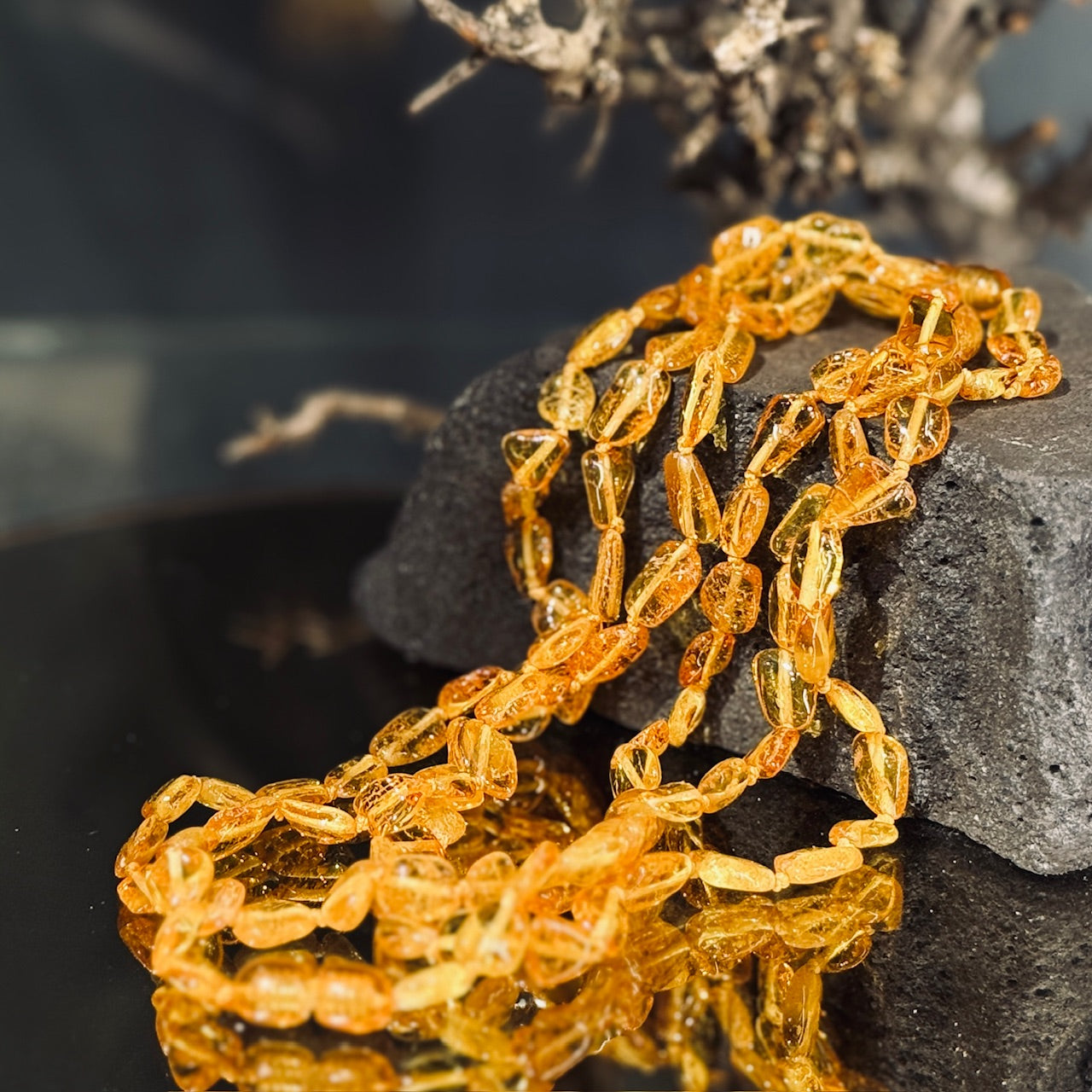 Dzintara krelles bērniem DZINTARA GABALIŅŠ