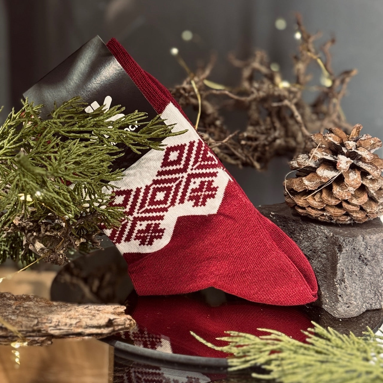 Kokvilnas zeķes LATVIEŠU SPĒKA ZĪMES