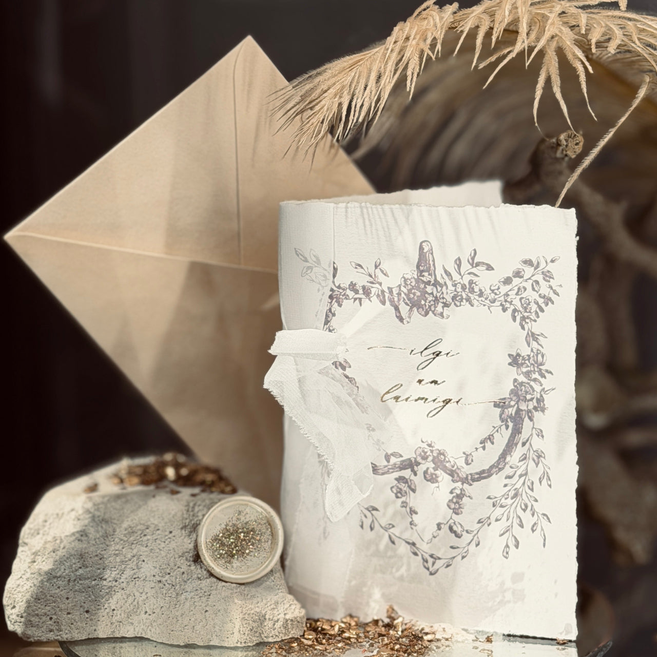 Apsveikuma kartīte ILGI un LAIMĪGI