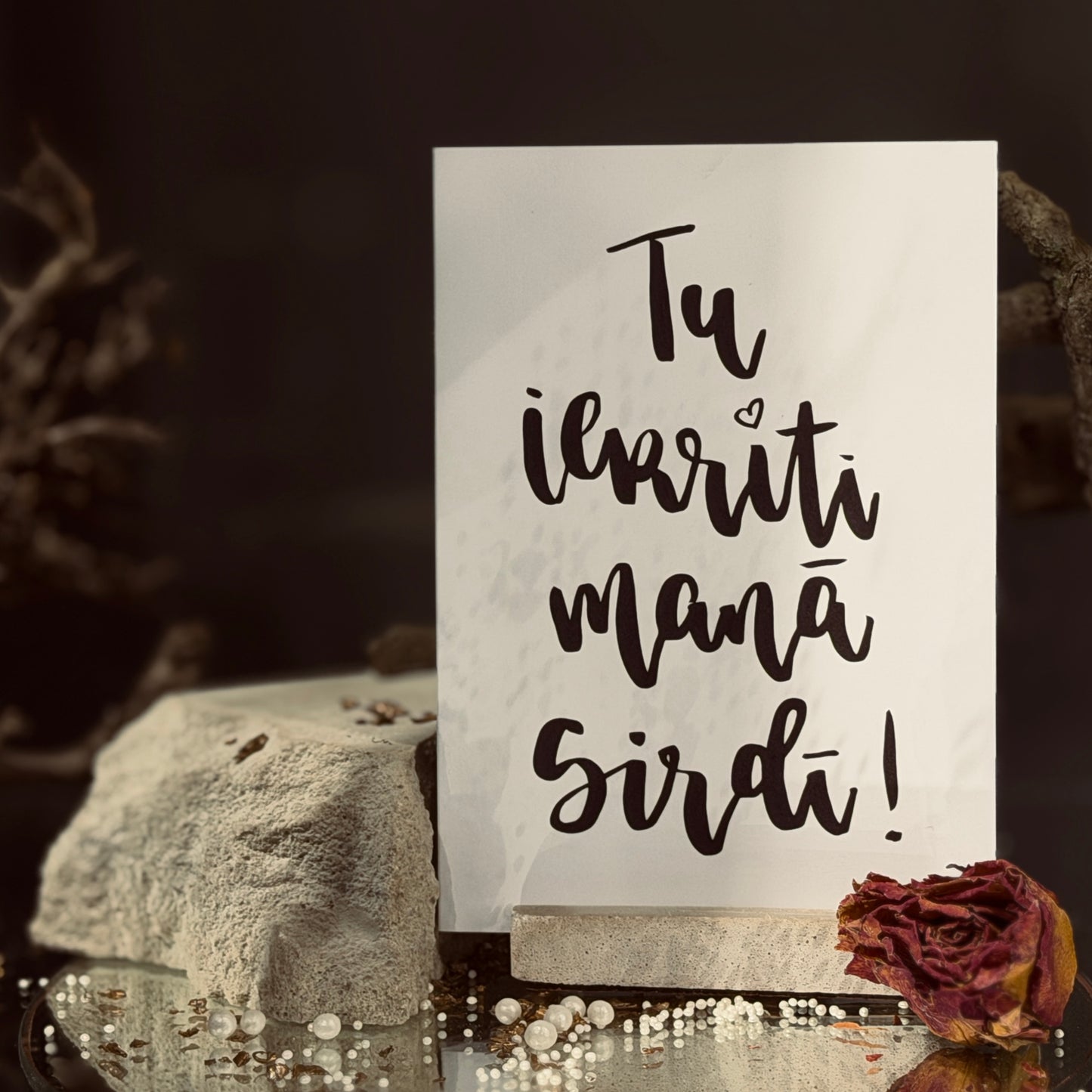 Apsveikuma kartītes VĀRDI