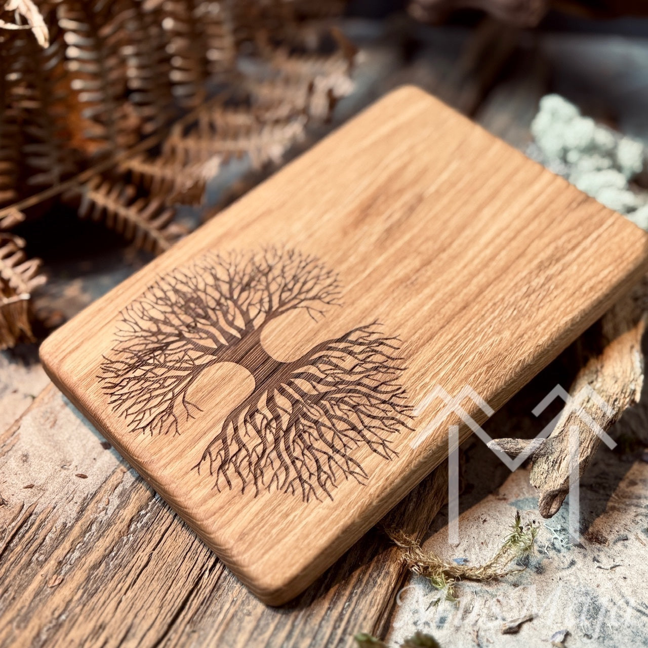 Ozolkoka virtuves gaļas dēlis "TAVAS SAKNES TAVĀ ZEMĒ"