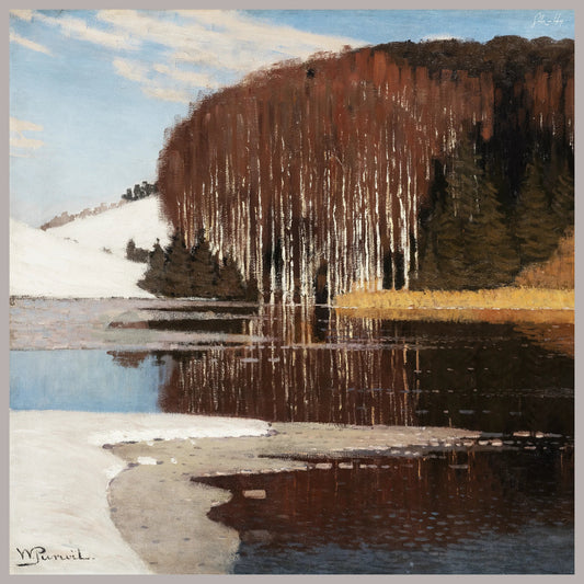 Dabīgā zīda lakats, Latvijas māksla, V.PURVĪTIS