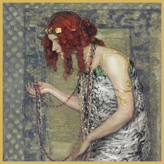 Dabīgā zīda lakats, Latvijas māksla, J.ROZENTĀLS