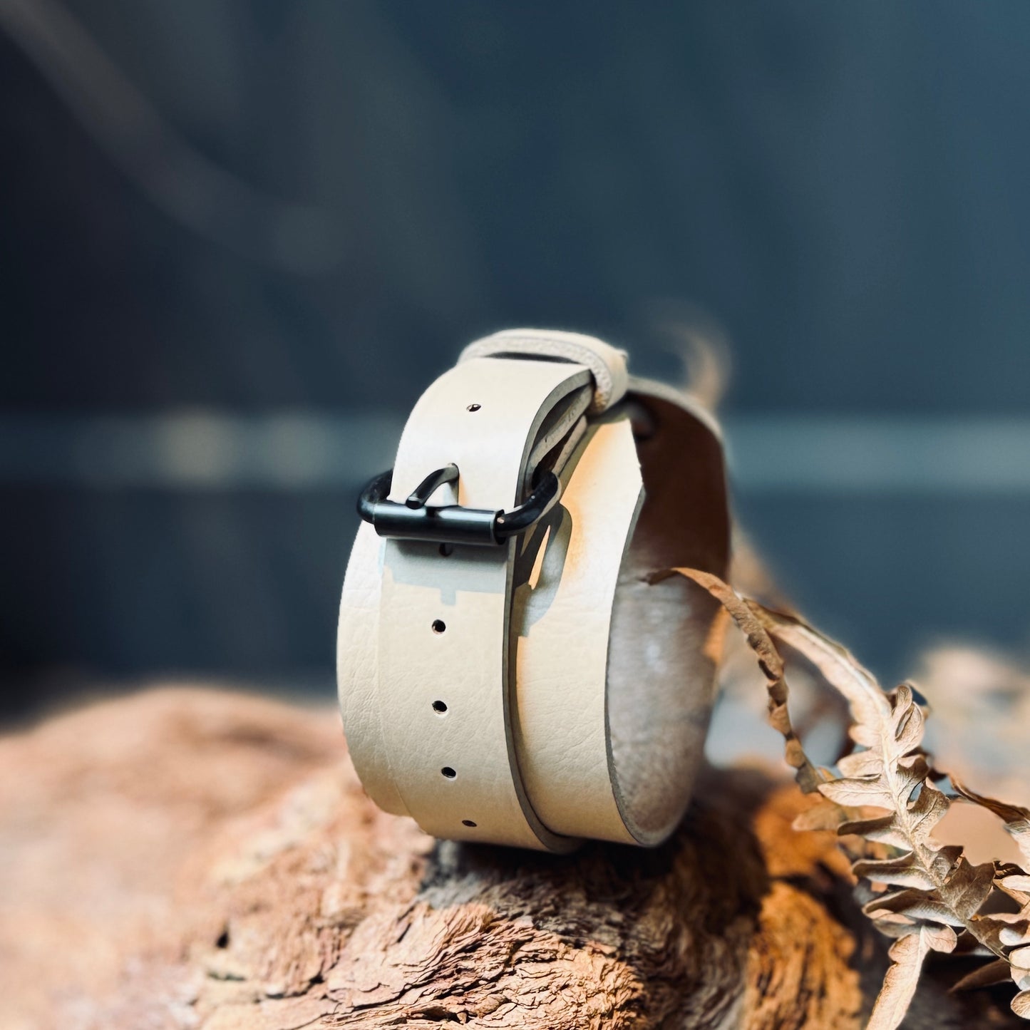 Ādas aproce ar APAĻU METĀLA AIZDARI