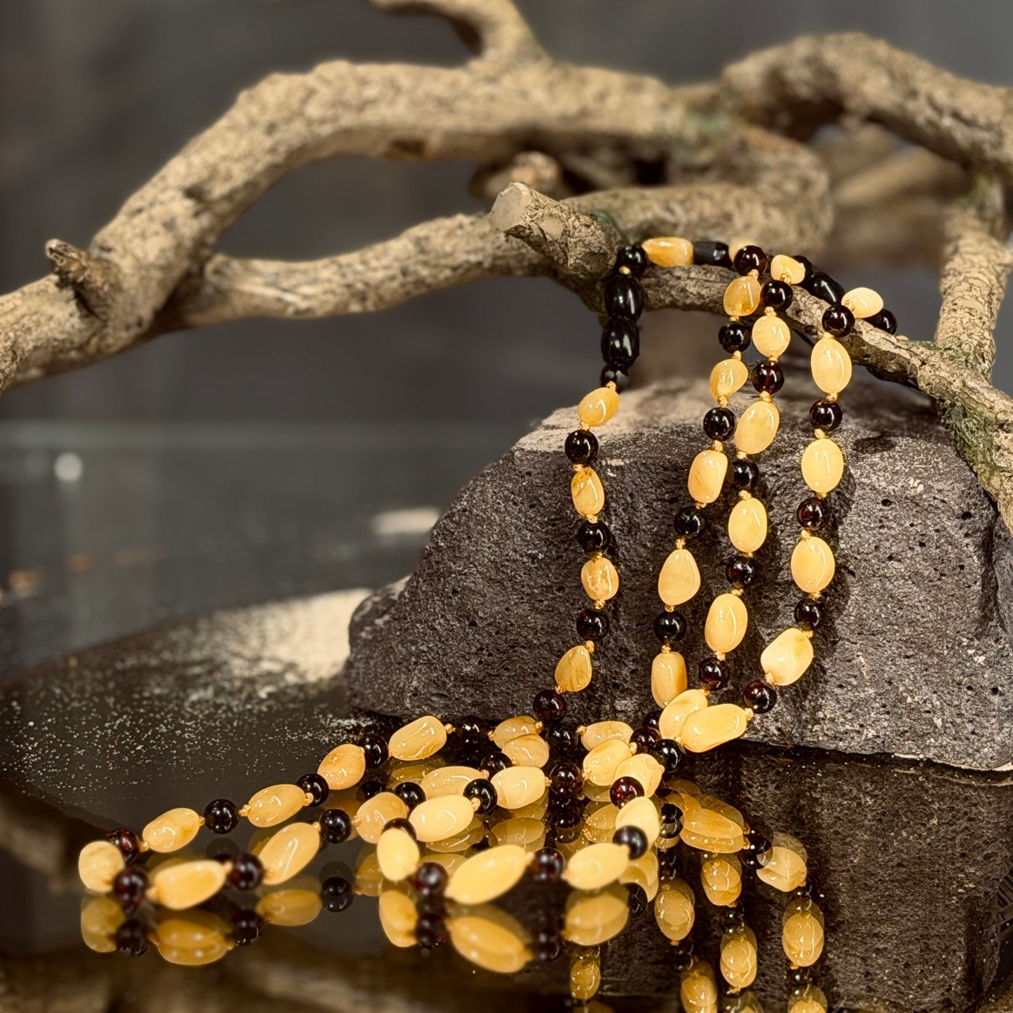 Dzintara krelles bērniem DZINTARA GABALIŅŠ