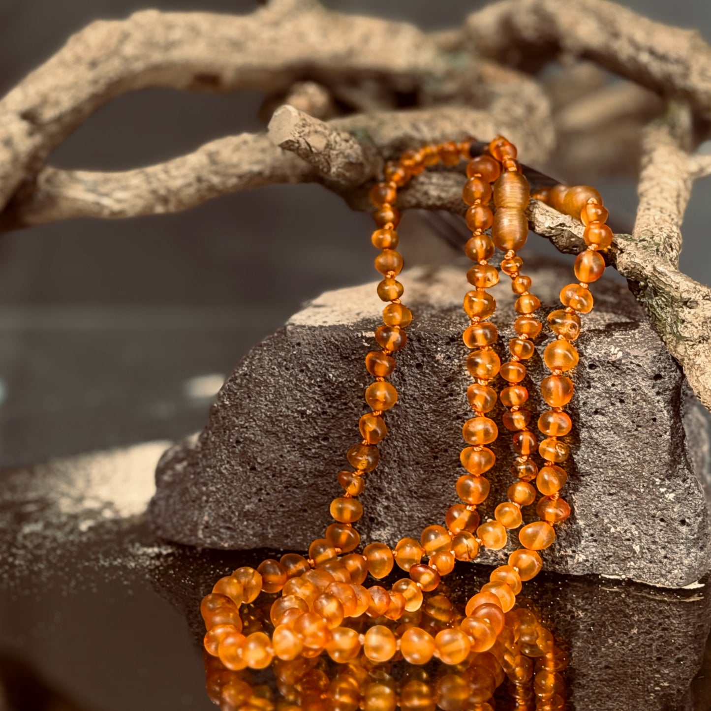 Dzintara krelles bērniem DZINTARA GABALIŅŠ