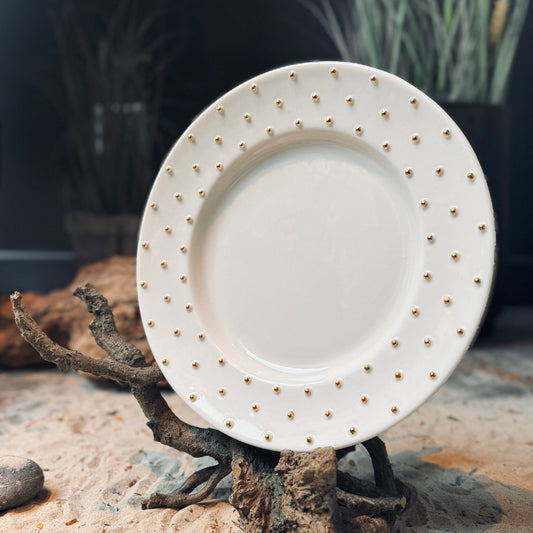 Porcelāna šķīvji ZELTA PUMPIŅA