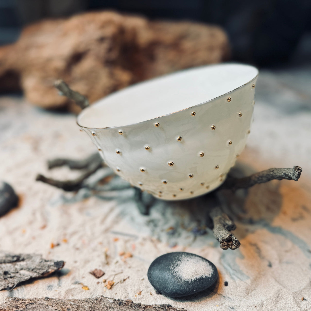 Porcelāna bļodas ZELTA PUMPIŅA