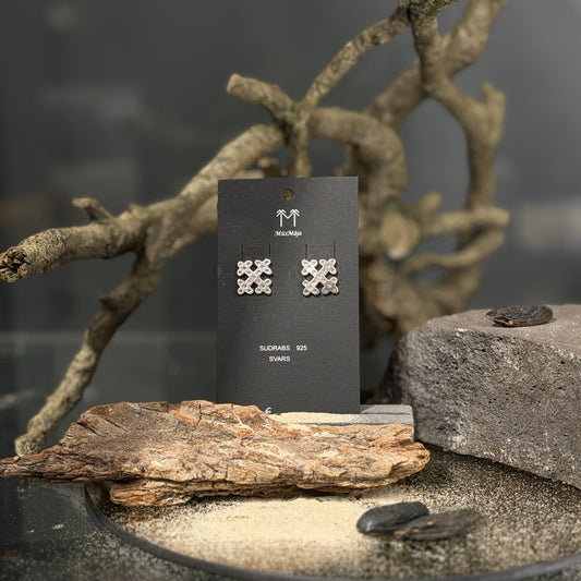 Sudraba auskari MĀRAS KRUSTS